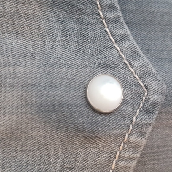 Brunello Cucinelli denim shirt Pearl Button Western - Picture 4 of 4